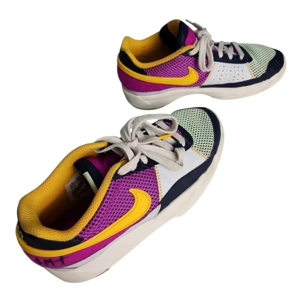Nike Ja 1 Basketball Shoes Kid 5.5Y Multi-Color Fuchsia Dream Signature Sneakers